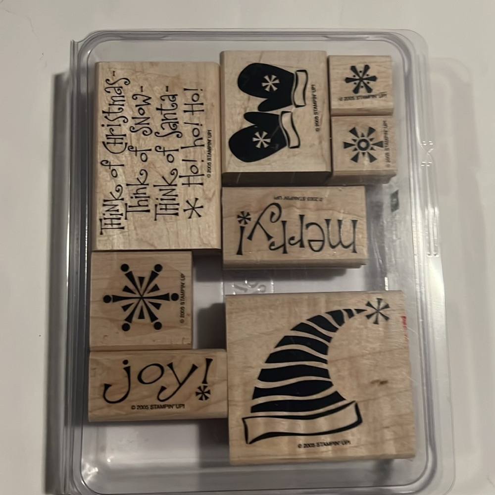 Stampin’ Up Merry Wood Stamp Set